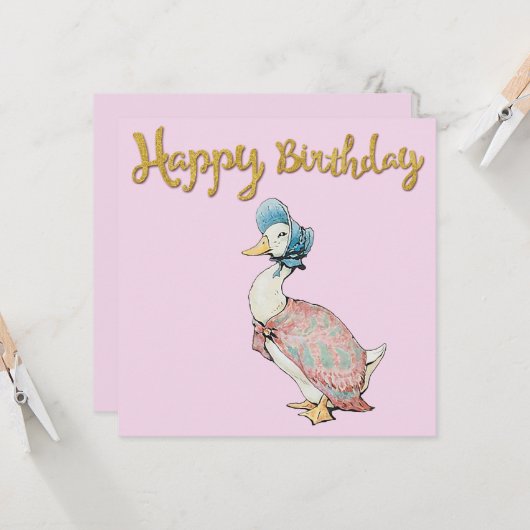 Jemima Puddle Duck (Voorkant / Achterkant in situ)