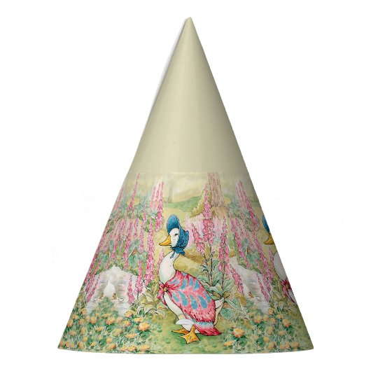 Jemima Puddle Duck bij het meer Feesthoedjes (Links)