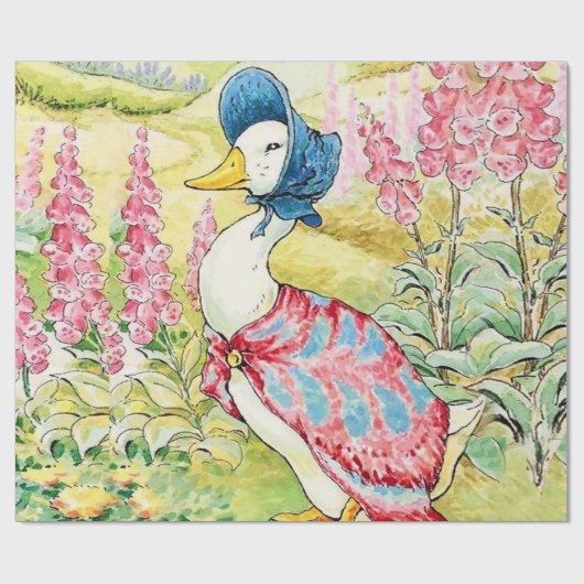“Jemima Puddle Duck” by Beatrix Potter Cadeaupapier (Vlak)