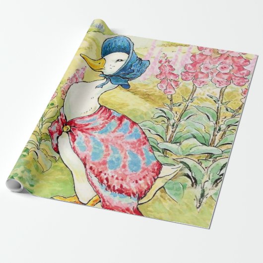 “Jemima Puddle Duck” by Beatrix Potter Cadeaupapier (Uitgerold)