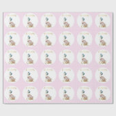 Jemima Puddle Duck Eerste Verjaardag Cadeaupapier (Vlak)