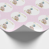 Jemima Puddle Duck Eerste Verjaardag Cadeaupapier (Hoek)