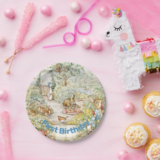 Jemima Puddle Duck Eerste verjaardag Papieren Bordje (Feest)