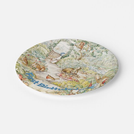 Jemima Puddle Duck Eerste verjaardag Papieren Bordje (Gekanteld)