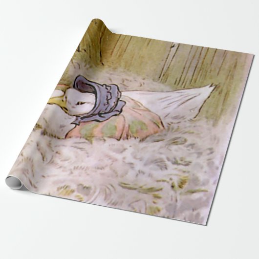 Jemima Puddle-Duck Hatching Haar Eieren Door Beatr Cadeaupapier (Uitgerold)