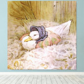 Jemima Puddle-Duck Hatching Haar Eieren Door Beatr Canvas Afdruk (Insitu (Houten vloer))