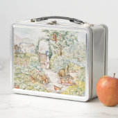 Jemima Puddle Duck in de tuin van Mr. Mc Gregor (In situ)