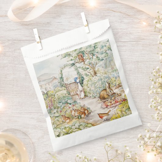Jemima Puddle Duck in de tuin van Mr. Mc Gregor Bedankzakje (Geknipt)