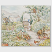 Jemima Puddle Duck in de tuin van Mr. Mc Gregor Cadeaupapier (Vlak)