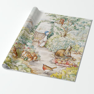 Jemima Puddle Duck in de tuin van Mr. Mc Gregor Cadeaupapier