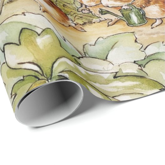 Jemima Puddle Duck in de tuin van Mr. Mc Gregor Cadeaupapier (Rol Hoek)