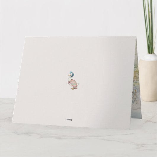 Jemima Puddle Duck in de tuin van Mr. Mc Gregor Kaart (Achterkant)