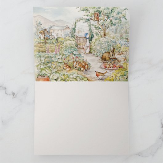 Jemima Puddle Duck in de tuin van Mr. Mc Gregor Kaart (Binnen)