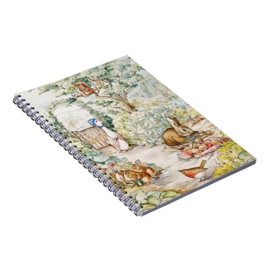 Jemima Puddle Duck in de tuin van Mr. Mc Gregor Notitieboek (Rechterzijde)