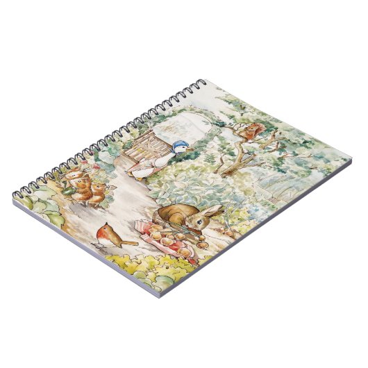 Jemima Puddle Duck in de tuin van Mr. Mc Gregor Notitieboek (Linkerzijde)