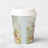 Jemima Puddle Duck in de tuin van Mr. Mc Gregor Papieren Bekers (Links)