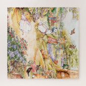 Jemima Puddle Duck loopt met Fox Legpuzzel (Horizontaal)