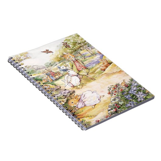 Jemima Puddle Duck loopt met Fox Notitieboek (Rechterzijde)