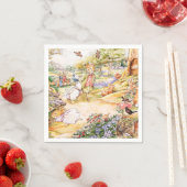 Jemima Puddle Duck loopt met Fox Servet (Insitu)