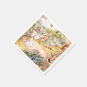 Jemima Puddle Duck loopt met Fox Servet (Hoek)