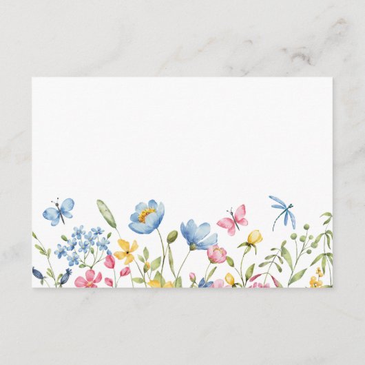 Jemima Puddle-duck Luier Raffle Baby shower Informatiekaartje (Achterkant)