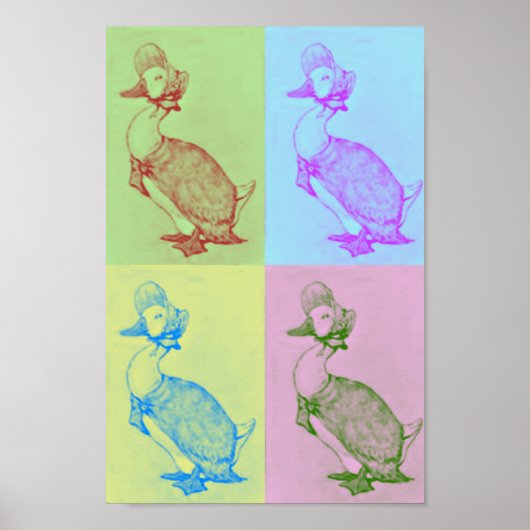 Jemima Puddle-Duck Pop Art Poster (Voorkant)