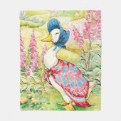 “Jemima Puddle Duck” van Beatrix Potter Fleece Deken (Voorkant)