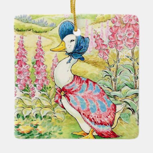 “Jemima Puddle Duck” van Beatrix Potter Keramisch Ornament (Voorkant)
