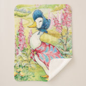 "Jemima Puddle Duck" van Beatrix Potter Sherpa Deken (Voorkant)