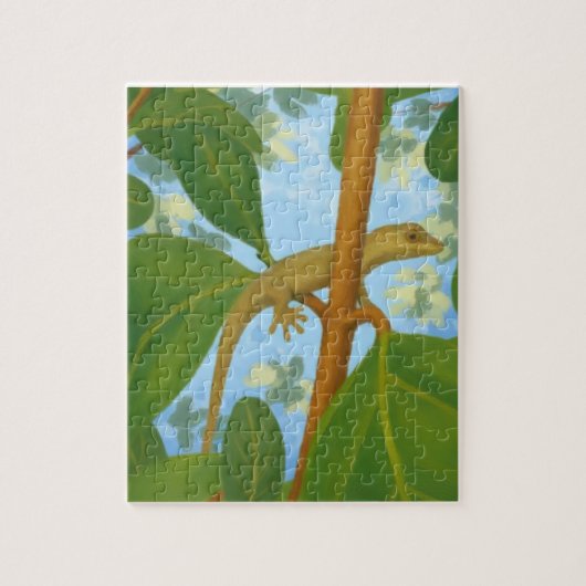 Jeminee! Gecko schilderen Legpuzzel (Verticaal)