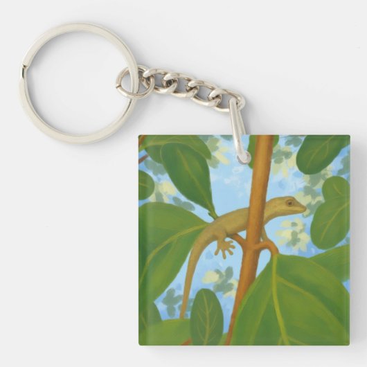 Jeminee! Gecko schilderen Sleutelhanger (voorkant)
