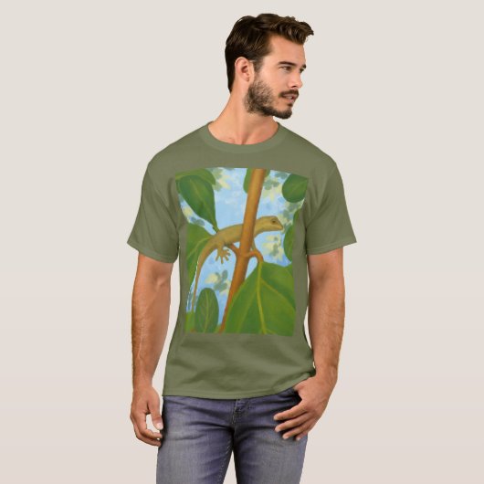 Jeminee! Gecko schilderen T-shirt (Voorkant volledig)