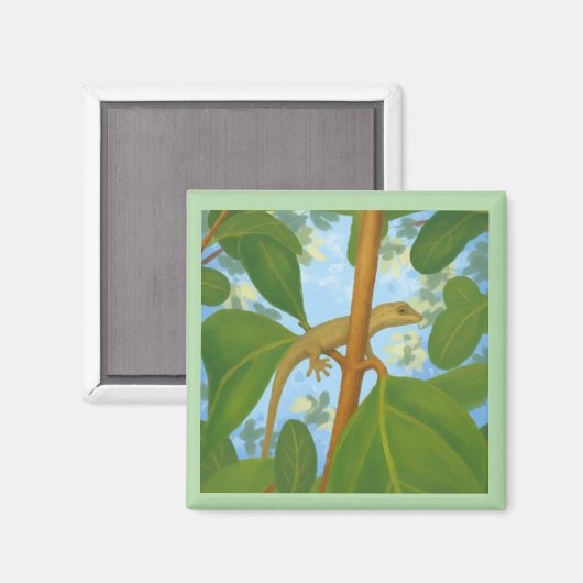 Jeminee! Gekko schilderen Magneet (Voorkant / Achterkant)