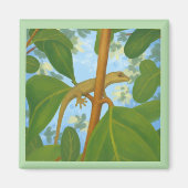 Jeminee! Gekko schilderen Magneet (Voorkant)