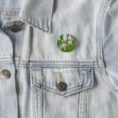 Jeminee! Gekko schilderen Ronde Button 3,2 Cm (In situ)