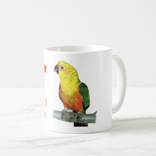 Jen Conure Coffee Mok (Voorkant rechts)