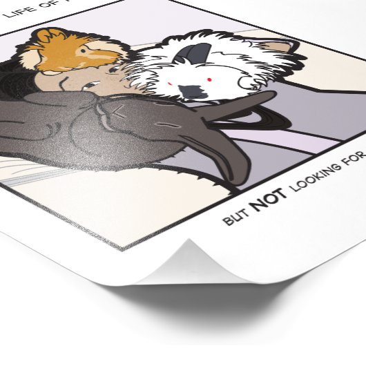 Jen Eli en Buns Foto Afdruk (Hoek)