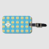 Jen Mosaic Luggage Tag Bagagelabel (Voorkant (horizontaal))