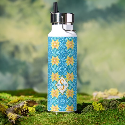 Jen Mosaic Water Bottle Waterfles (Buiten (Gedraaid)  )