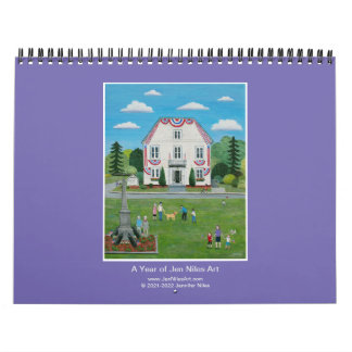 Jen Niles Art 12-maands wandkalender Kalender