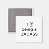 Jen Sincero Badass Emoji Magnet (Voorkant / Achterkant)