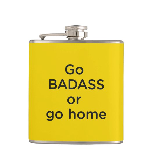 Jen Sincero Badass Flask Heupfles (Voorkant)