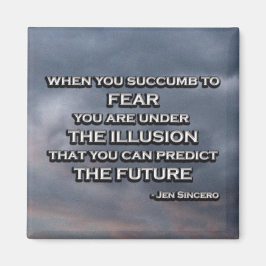 Jen Sincero Badass Motivatie Quote Magnet (Voorkant)