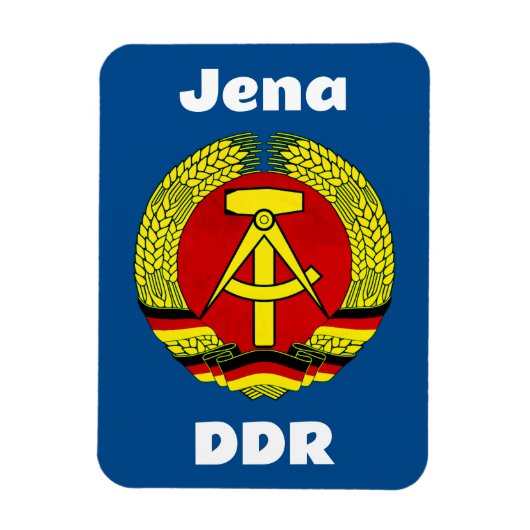 Jena, DDR, Jena, Duitsland (Oost-Duitse DDR Ossi) Magneet (Verticaal)
