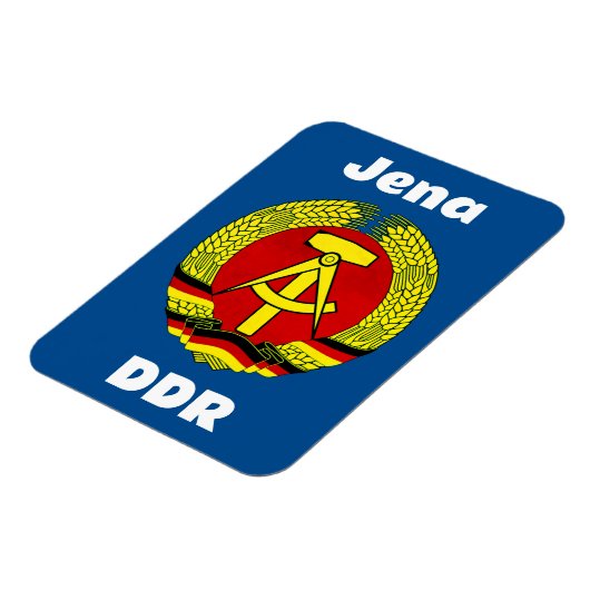 Jena, DDR, Jena, Duitsland (Oost-Duitse DDR Ossi) Magneet (Linkerzijde)
