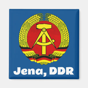 Jena, DDR, Jena, Duitsland (Oost-Duitse DDR Ossi) Magneet