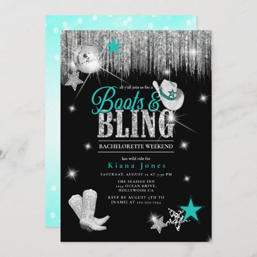 Jena McBride Boots 'n Bling Disco ID925 Kaart (Voorkant / Achterkant)