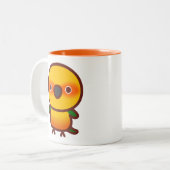 Jenday Conure Tweekleurige Koffiemok (Voorkant links)