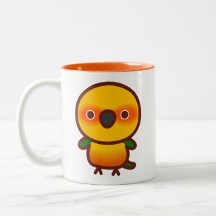 Jenday Conure Tweekleurige Koffiemok