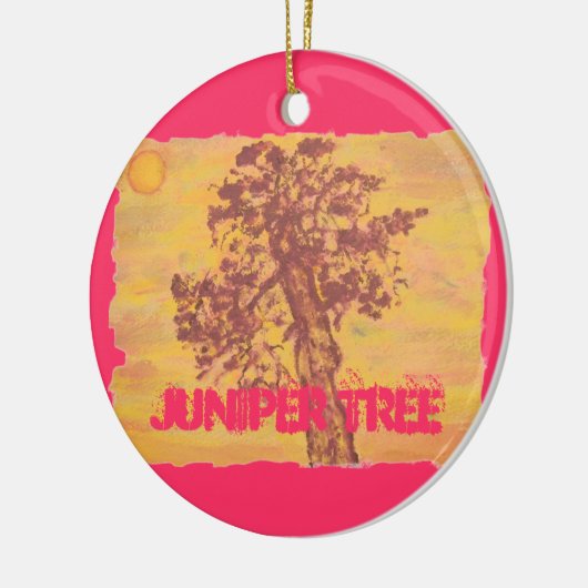 jeneverbes keramisch ornament (Links)